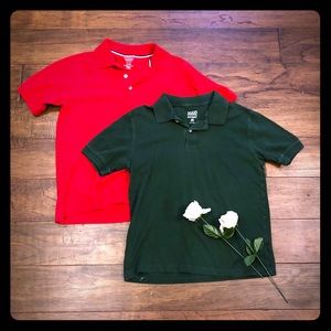 2 Boys Polo Shirts. Size L.